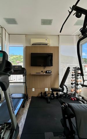 Apartamento para alugar com 74m², 2 quartos e 1 vaga Apartamento para alugar com 74m², 2 quartos e 1 vagaÁrea comum - Academia