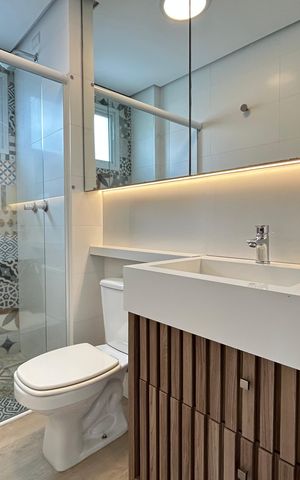 Apartamento para alugar com 74m², 2 quartos e 1 vaga Apartamento para alugar com 74m², 2 quartos e 1 vagaBanheiro suíte