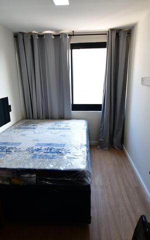 Studio para alugar com 15m², 1 quarto e 1 vagaQuarto