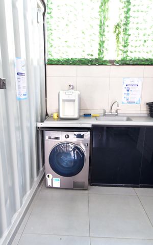 Studio para alugar com 15m², 1 quarto e 1 vagaLavanderia