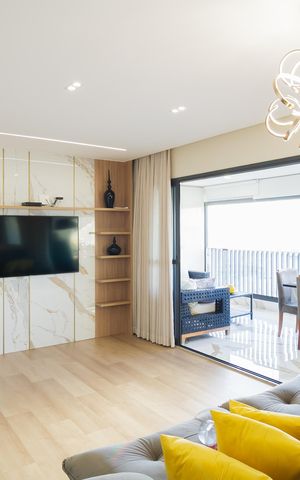 Apartamento à venda com 123m², 3 quartos e 2 vagas Apartamento à venda com 123m², 3 quartos e 2 vagasSala