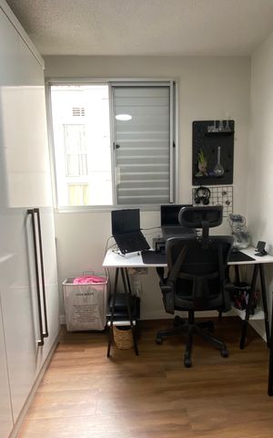 Apartamento à venda com 44m², 2 quartos e 1 vagaQuarto 2