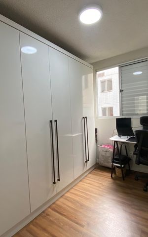 Apartamento à venda com 44m², 2 quartos e 1 vagaQuarto 2