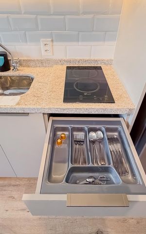 Studio à venda com 32m², 1 quarto e sem vaga Studio à venda com 32m², 1 quarto e sem vagaCozinha