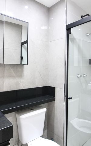 Casa para alugar com 39m², 2 quartos e sem vaga Casa para alugar com 39m², 2 quartos e sem vagaBanheiro 1