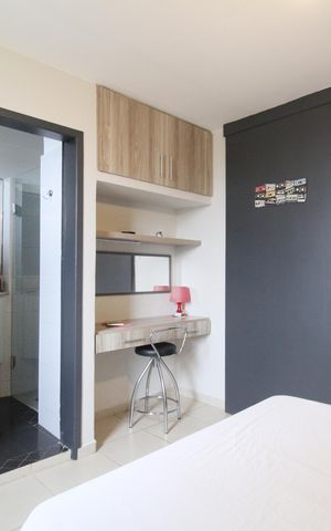 Studio para alugar com 45m², 1 quarto e 1 vagaQuarto 