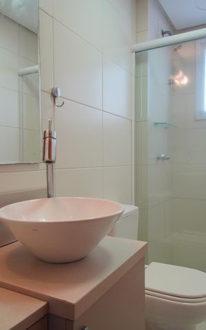Apartamento à venda com 88m², 3 quartos e 2 vagasBanheiro da Suíte