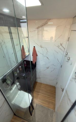 Apartamento para alugar com 47m², 2 quartos e 1 vaga Apartamento para alugar com 47m², 2 quartos e 1 vagaBanheiro