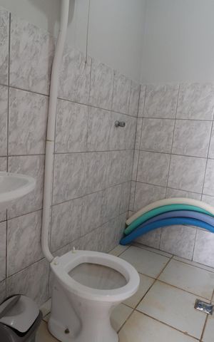 Casa para alugar com 148m², 3 quartos e 2 vagasBanheiro da varanda