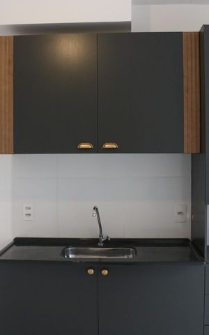 Apartamento para alugar com 27m², 1 quarto e sem vagaSala e Cozinha Integrada