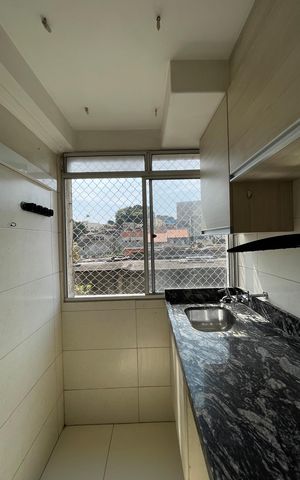 Apartamento à venda com 44m², 2 quartos e 1 vagaCozinha e Área de Serviço