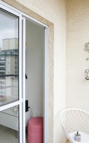 Apartamento à venda com 43m², 1 quarto e 1 vagaVaranda