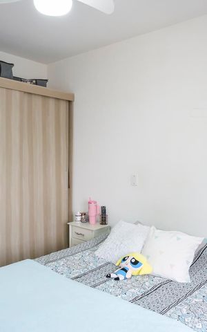 Apartamento à venda com 43m², 1 quarto e 1 vagaQuarto