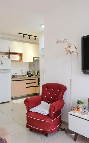 Apartamento à venda com 43m², 1 quarto e 1 vagaSala