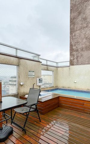 Apartamento à venda com 43m², 1 quarto e 1 vagaPiscina