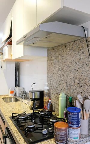 Apartamento à venda com 43m², 1 quarto e 1 vagaCozinha