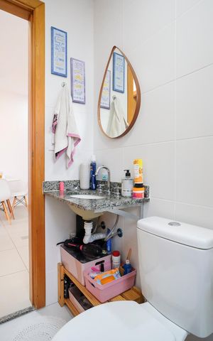 Apartamento à venda com 43m², 1 quarto e 1 vagaBanheiro