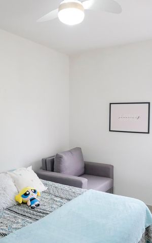 Apartamento à venda com 43m², 1 quarto e 1 vagaQuarto