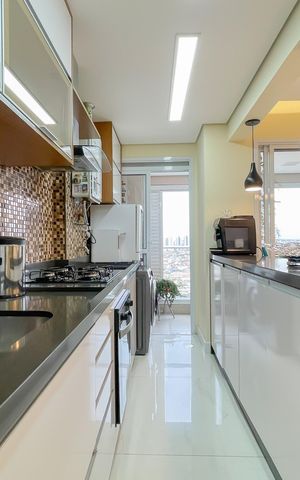 Apartamento à venda com 72m², 2 quartos e 2 vagasCozinha