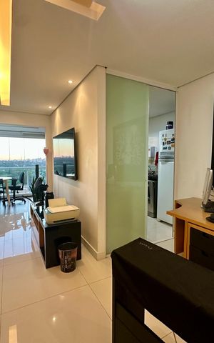 Apartamento para alugar com 74m², 1 quarto e 2 vagas Apartamento para alugar com 74m², 1 quarto e 2 vagasSala