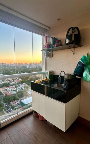 Apartamento para alugar com 74m², 1 quarto e 2 vagas Apartamento para alugar com 74m², 1 quarto e 2 vagasVaranda