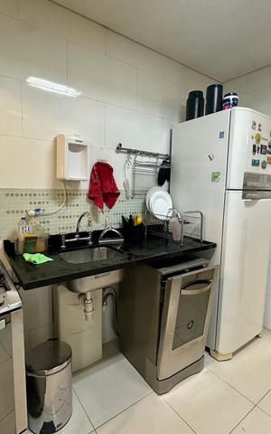 Apartamento para alugar com 74m², 1 quarto e 2 vagas Apartamento para alugar com 74m², 1 quarto e 2 vagasCozinha