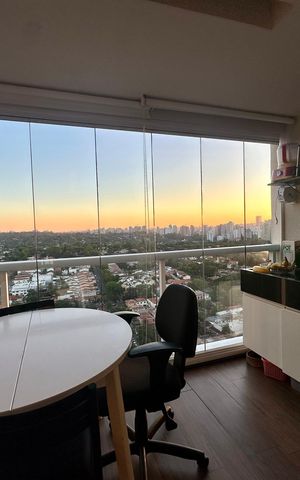 Apartamento para alugar com 74m², 1 quarto e 2 vagas Apartamento para alugar com 74m², 1 quarto e 2 vagasVaranda