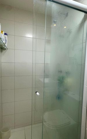 Apartamento para alugar com 74m², 1 quarto e 2 vagas Apartamento para alugar com 74m², 1 quarto e 2 vagasBanheiro