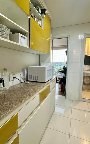 Apartamento para alugar com 74m², 1 quarto e 2 vagas Apartamento para alugar com 74m², 1 quarto e 2 vagasCozinha