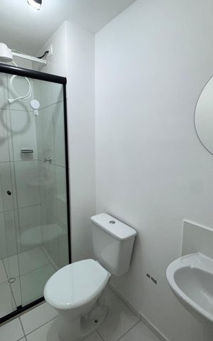 Apartamento para alugar com 35m², 2 quartos e 1 vaga Apartamento para alugar com 35m², 2 quartos e 1 vagaBanheiro