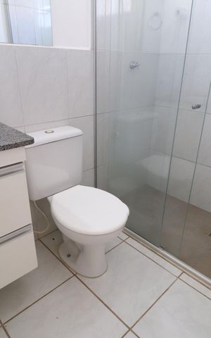 Casa de condomínio para alugar com 100m², 3 quartos e 2 vagasBanheiro Social