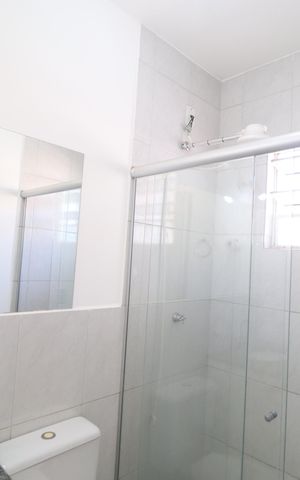 Casa de condomínio para alugar com 100m², 3 quartos e 2 vagasBanheiro Social