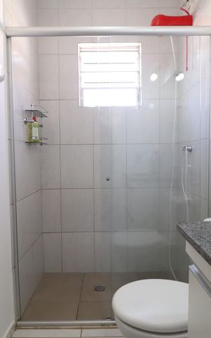Casa de condomínio para alugar com 100m², 3 quartos e 2 vagasBanheiro do Quarto 3