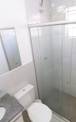 Casa de condomínio para alugar com 100m², 3 quartos e 2 vagasBanheiro Social