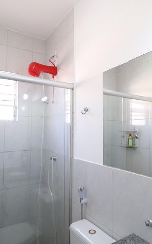 Casa de condomínio para alugar com 100m², 3 quartos e 2 vagasBanheiro do Quarto 3