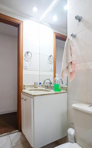 Apartamento para alugar com 86m², 3 quartos e 2 vagasBanheiro