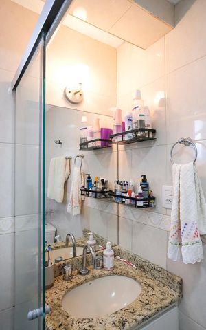 Apartamento para alugar com 86m², 3 quartos e 2 vagasBanheiro da suíte
