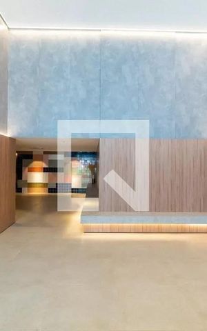 Studio para alugar com 27m², 1 quarto e sem vaga Studio para alugar com 27m², 1 quarto e sem vagaHall social