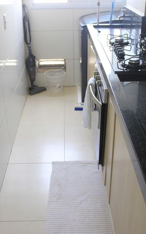 Apartamento à venda com 62m², 2 quartos e 1 vagaCozinha com área de serviço