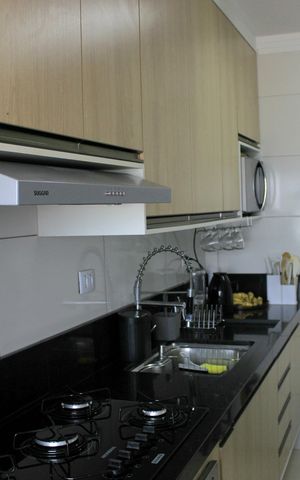 Apartamento à venda com 62m², 2 quartos e 1 vagaCozinha com área de serviço