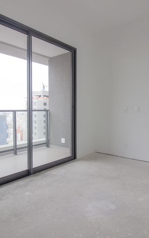 Studio à venda com 26m², 1 quarto e 1 vaga