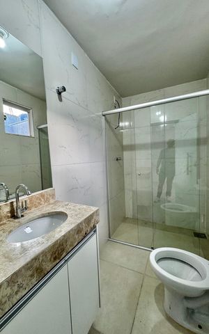 Casa para alugar com 85m², 2 quartos e 1 vagaBanheiro 