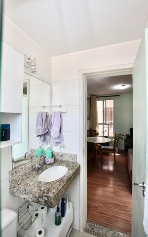 Apartamento para alugar com 52m², 2 quartos e 1 vaga Apartamento para alugar com 52m², 2 quartos e 1 vagaBanheiro Social