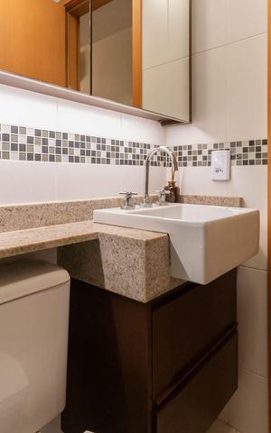 Apartamento à venda com 93m², 2 quartos e 1 vagaBanheiro Suíte