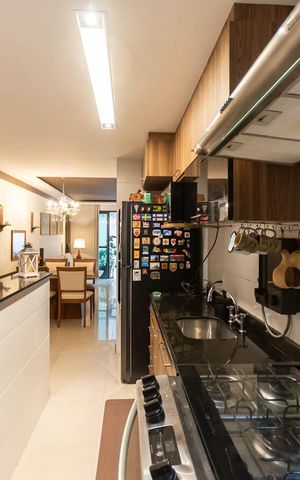 Apartamento à venda com 93m², 2 quartos e 1 vagaCozinha