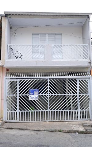 Casa para alugar com 55m², 1 quarto e sem vagaFachada do imóvel - Placa GRANDE instalada no portão do imóvel, dia 25.08.2026 - Código da placa: FEWQ-1296