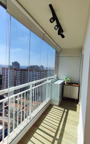 Apartamento à venda com 40m², 1 quarto e 1 vaga Apartamento à venda com 40m², 1 quarto e 1 vagaVaranda