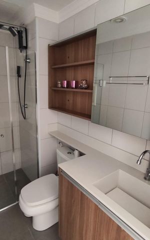 Apartamento à venda com 40m², 1 quarto e 1 vaga Apartamento à venda com 40m², 1 quarto e 1 vagaBanheiro
