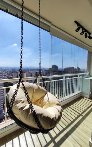 Apartamento à venda com 40m², 1 quarto e 1 vaga Apartamento à venda com 40m², 1 quarto e 1 vagaVaranda