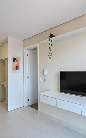 Apartamento para alugar com 33m², 1 quarto e sem vagaSala